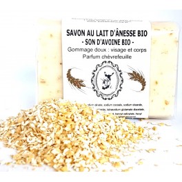 SAVON AU LAIT D'ÂNESSE BIO AU SON D'AVOINE BIO SAVON AU LAIT D'ÂNESSE BIO AU SON D'AVOINE BIO